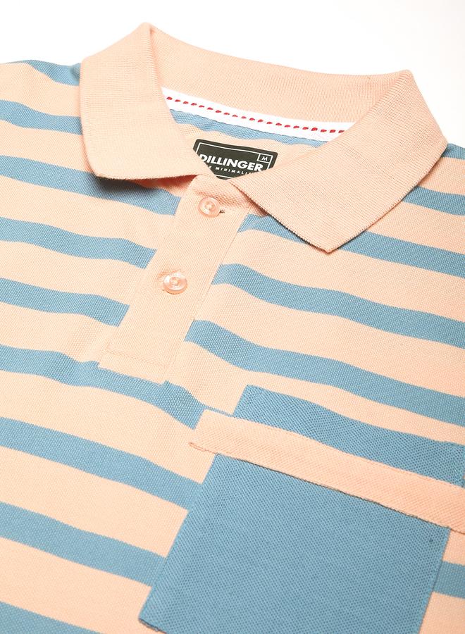 Dillinger Men Striped Regular Fit Polo - Image 1